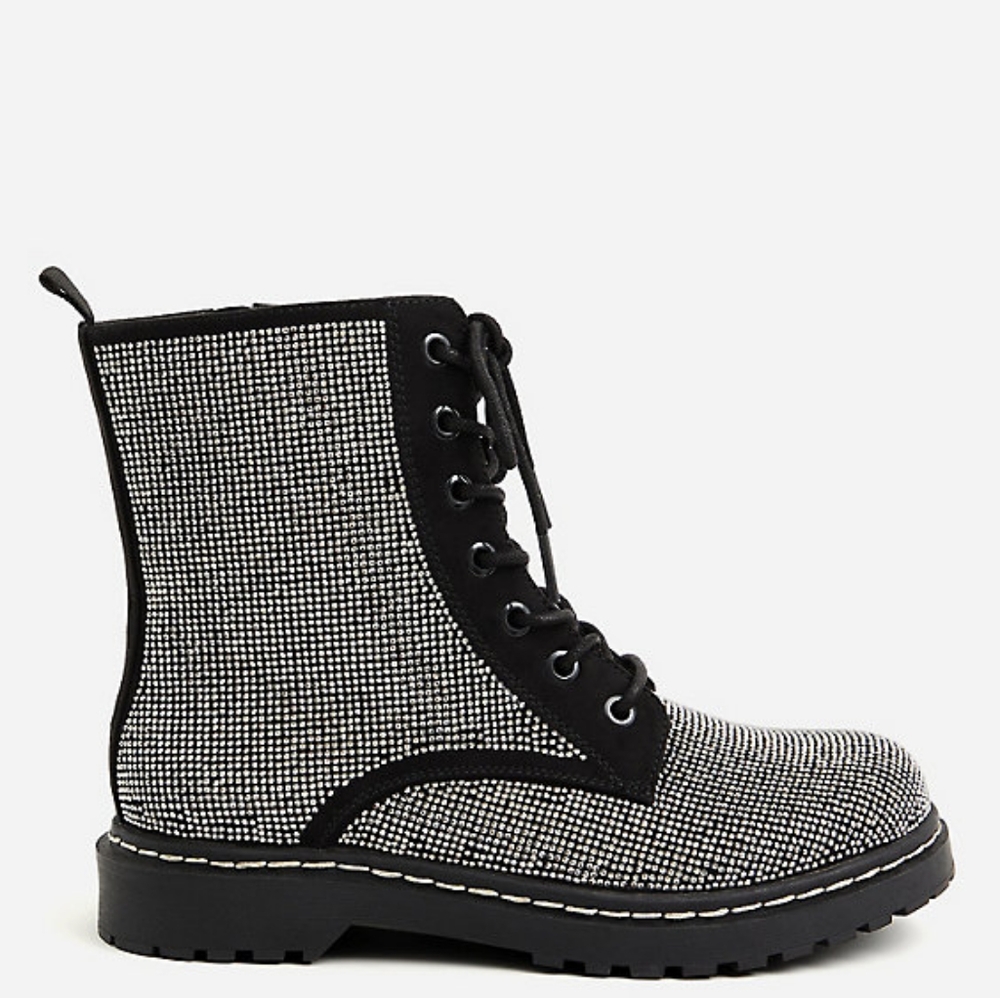 Betsey Johnson rhinestone boots!!